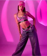 PSD x Playboy Play Ball Pink Boyshort Underwear