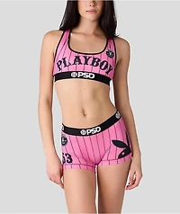 PSD x Playboy Play Ball Pink Sports Bra