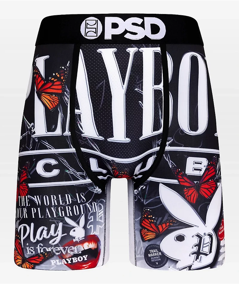 PSD x Playboy Players Club Black Boxer Briefs