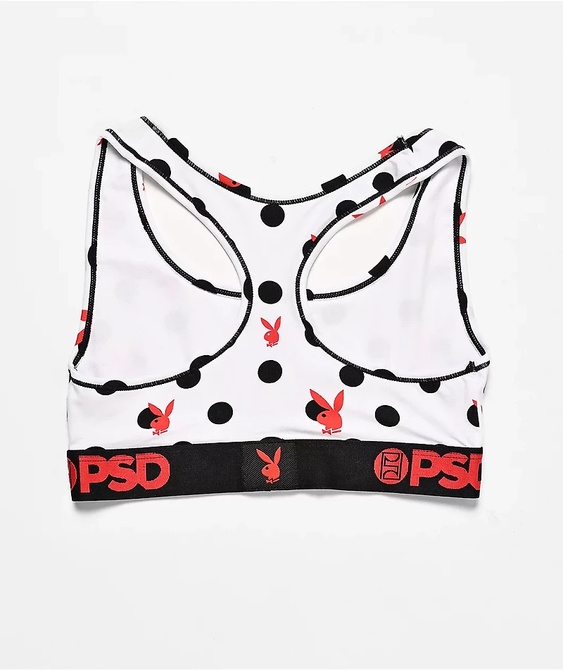 PSD x Playboy Polka Dot Modal Sports Bra