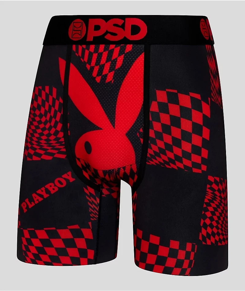 PSD x Playboy Red & Black 3 Pack Boxer Briefs