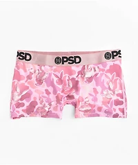 PSD x Playboy Rose Gold Pink Camo Boyshort Underwear