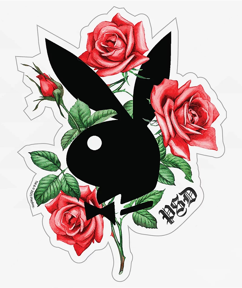 PSD x Playboy Roses Sticker