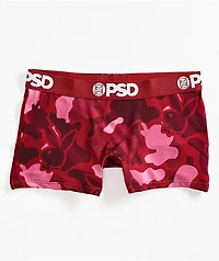 PSD x Playboy Silk Red Camo Boyshort Underwear