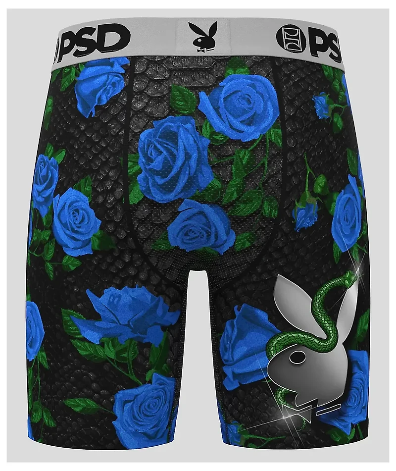 PSD x Playboy Snake Black Boxer Briefs