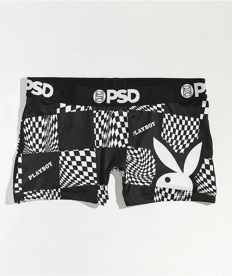 PSD x Playboy Warp Checks Boyshort Underwear