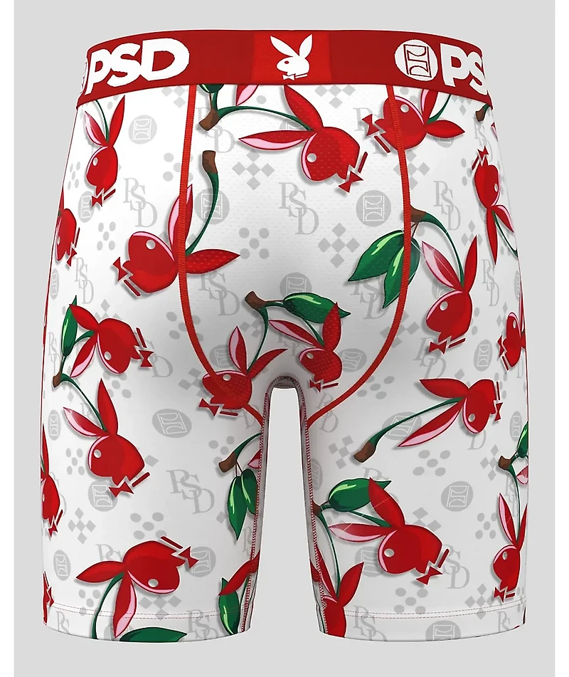 PSD x Playboy White Cherry Lux Boxer Briefs
