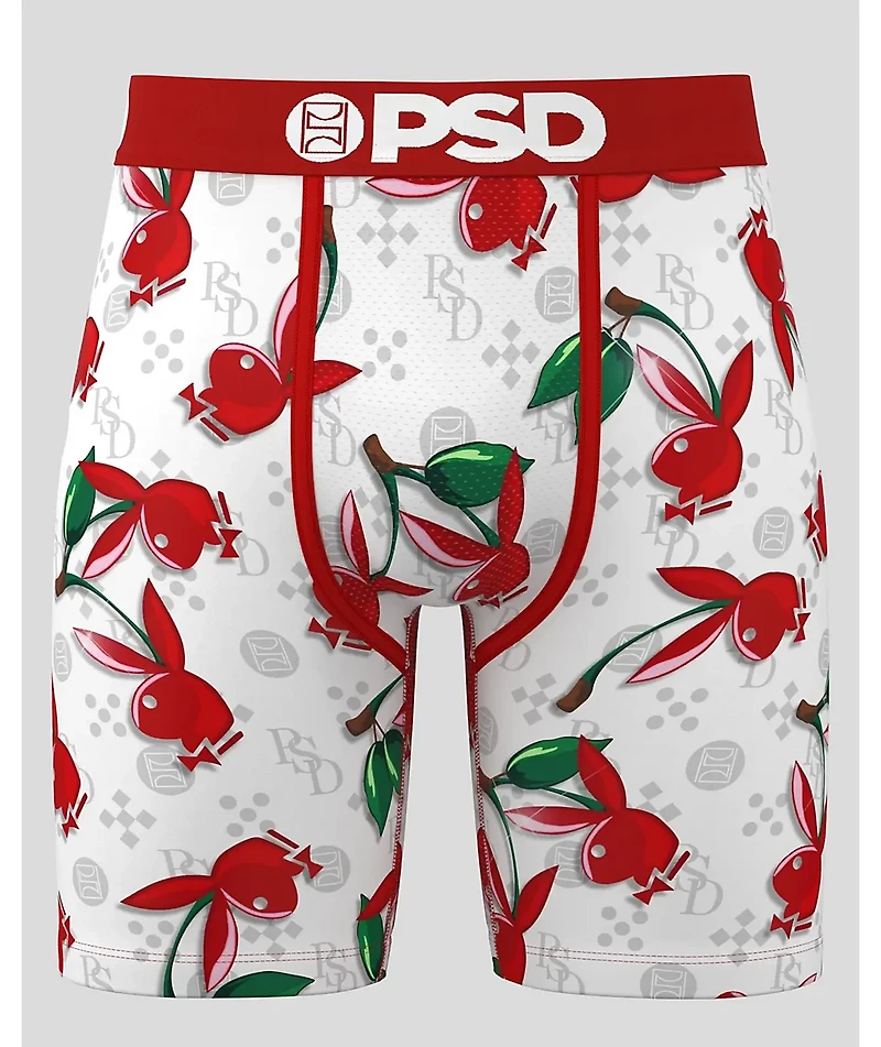 PSD x Playboy White Cherry Lux Boxer Briefs