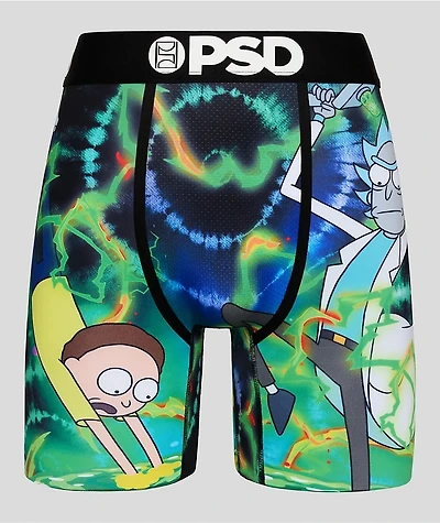 PSD x Rick & Morty Portals Green Boxer Briefs