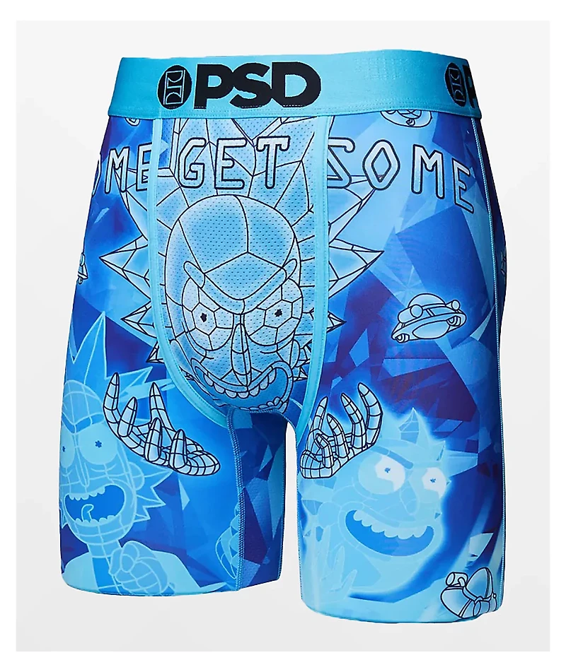 PSD x Rick And Morty Come Get Some Blue Boxer Briefs