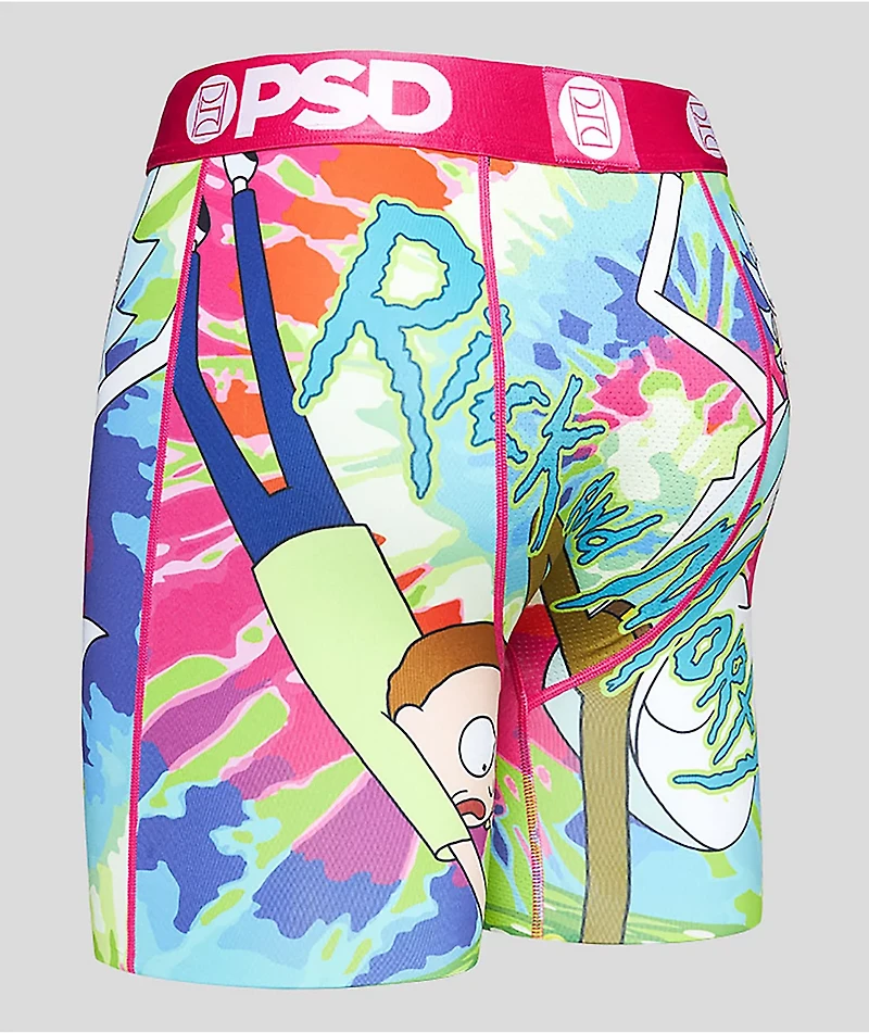 PSD x Rick and Morty Portal Trip Pink & Blue Boxer Briefs