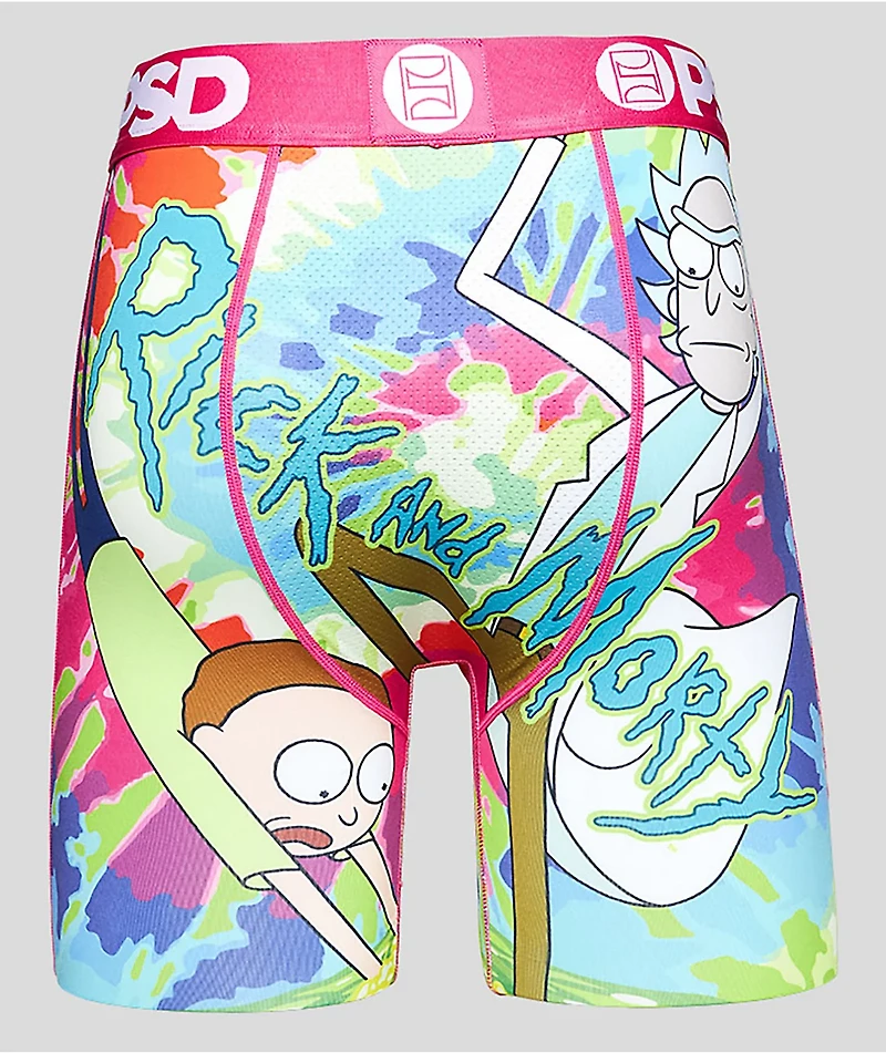 PSD x Rick and Morty Portal Trip Pink & Blue Boxer Briefs