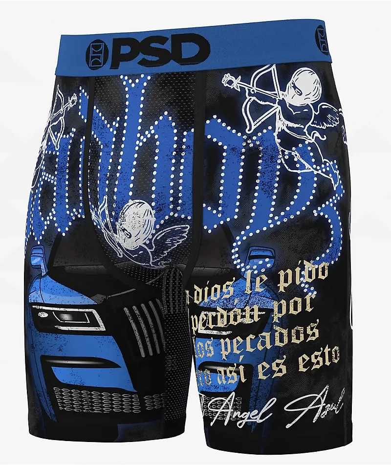 PSD x SAD BOYZ by Junior H Azul Angel Boxer Briefs