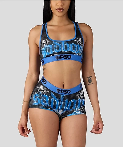 PSD x SAD BOYZ by Junior H Azul Angel Boyshort Underwear