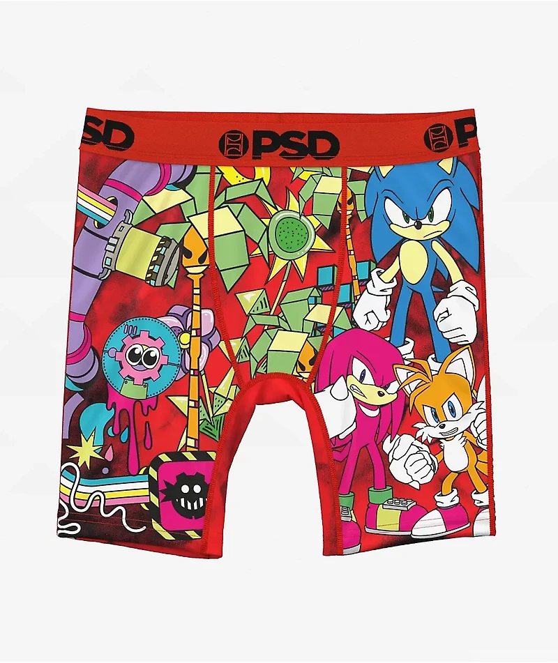 PSD x Sonic The Hedgehog Kids Pop Boxer Briefs