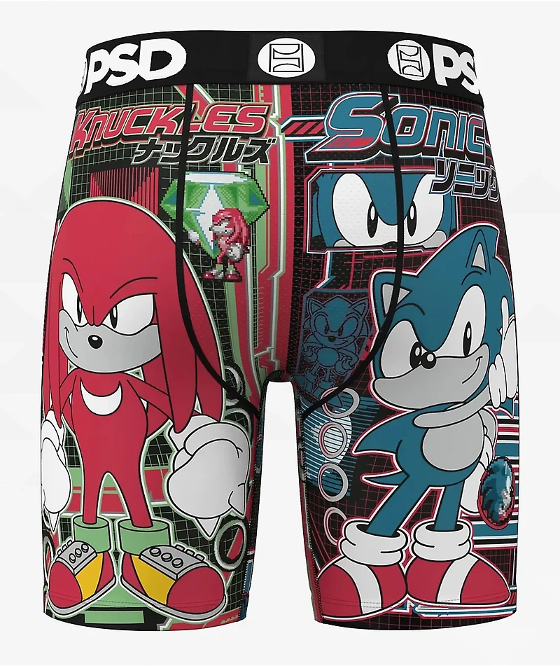 PSD x Sonic The Hedgehog Vs. Knuckles Boxer Briefs