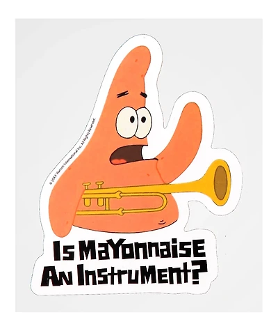 PSD x SpongeBob SquarePants Patrick Instrument Sticker