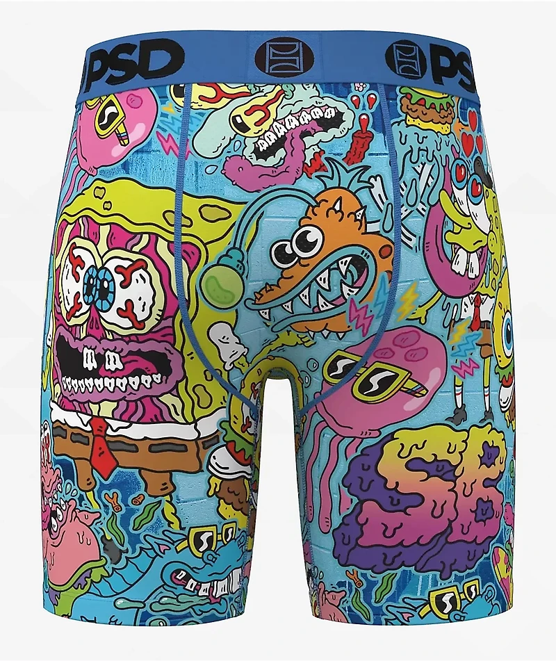PSD x SpongeBob Squarepants Punk Blue Boxer Briefs