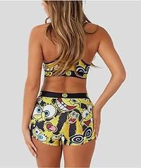 PSD x Spongebob Squarepants Black & Yellow Tie Dye Boyshort Underwear