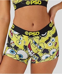 PSD x Spongebob Squarepants Black & Yellow Tie Dye Boyshort Underwear