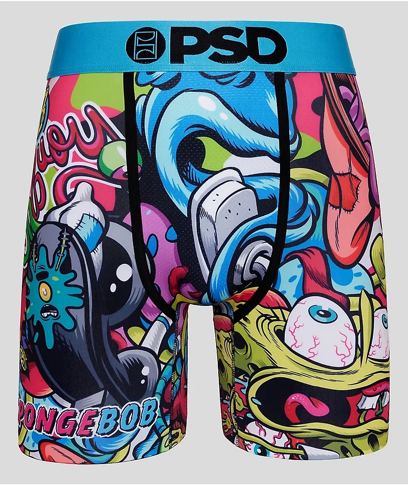 PSD x Spongebob Squarepants Krusty Bottoms Blue Boxer Briefs
