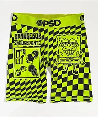 PSD x Spongebob Squarepants Is Lit Green Bike Shorts