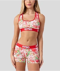 PSD x Strawberry Shortcake Berry Field Fever Red Sports Bra