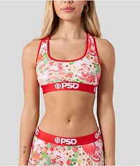 PSD x Strawberry Shortcake Berry Field Fever Red Sports Bra