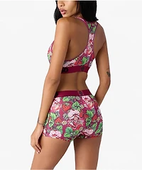 PSD x Strawberry Shortcake Dark Berry Purple Boyshort Underwear