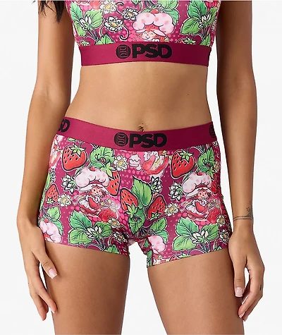 PSD x Strawberry Shortcake Dark Berry Purple Boyshort Underwear