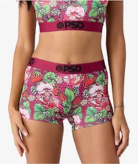 PSD x Strawberry Shortcake Dark Berry Purple Boyshort Underwear