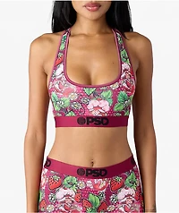 PSD x Strawberry Shortcake Dark Berry Purple Sports Bra