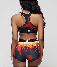 PSD x Tapatio Red Tie Dye Boyshort Underwear