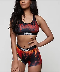 PSD x Tapatio Red Tie Dye Sports Bra