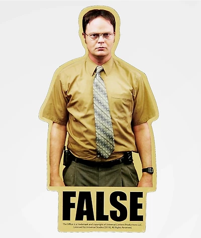 PSD x The Office Dwight False Sticker