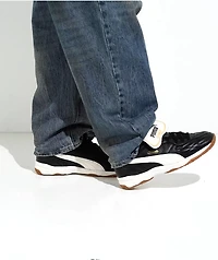 PUMA Men's King Indoor Black & White Shoes