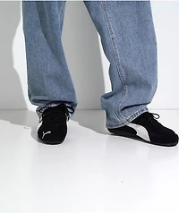 PUMA Men's Speedcat OG Black & White Shoes