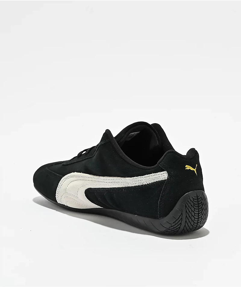 PUMA Men's Speedcat OG Black & White Shoes