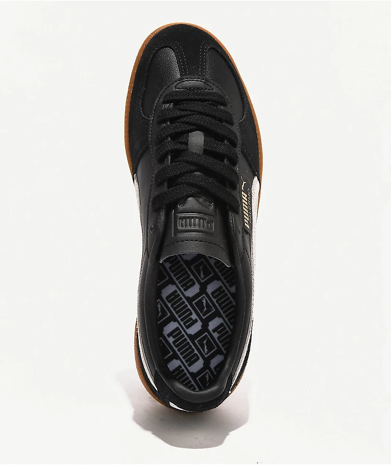 PUMA Palermo Black, Feather Gray & Gum Shoes