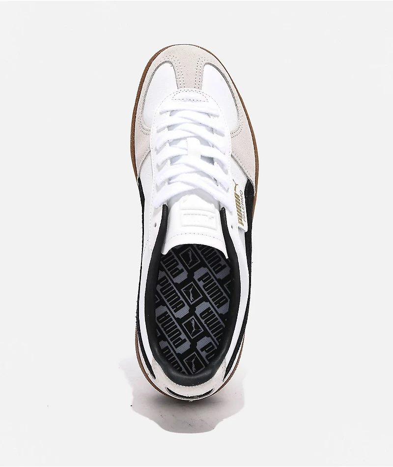 PUMA Palermo White, Vapor Gray & Gum Shoes