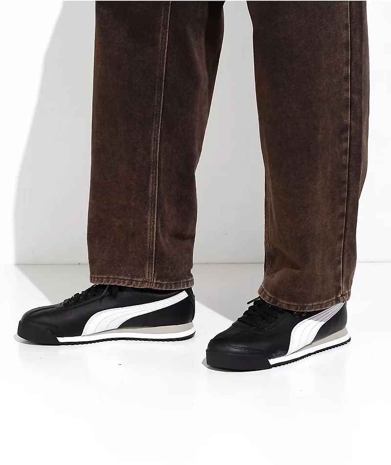PUMA Roma 24 Black & White Shoes