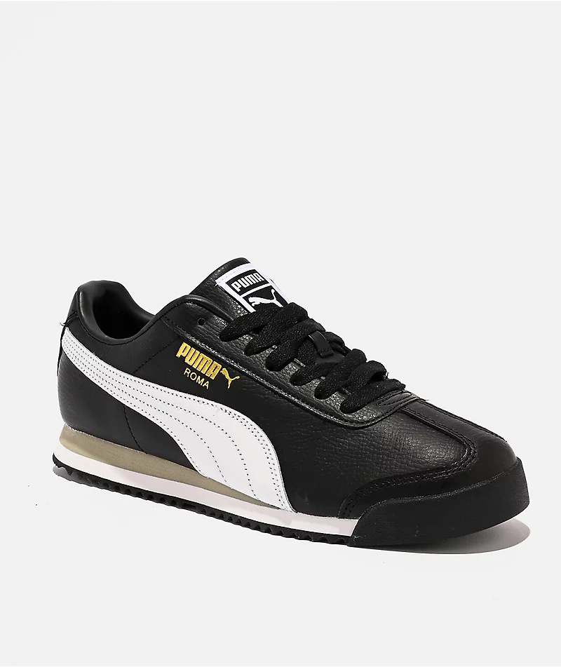 PUMA Roma 24 Black & White Shoes