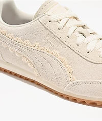 PUMA Women's Arizona Lace Warm White & Caramel Latte Shoes