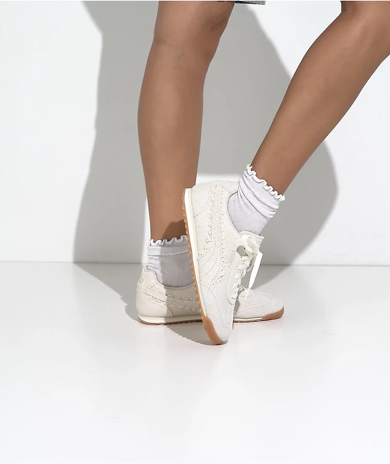 PUMA Women's Arizona Lace Warm White & Caramel Latte Shoes