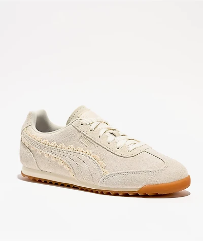 PUMA Women's Arizona Lace Warm White & Caramel Latte Shoes