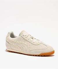 PUMA Women's Arizona Lace Warm White & Caramel Latte Shoes