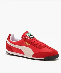 PUMA Women's Arizona Nylon Red & Grey Shoes