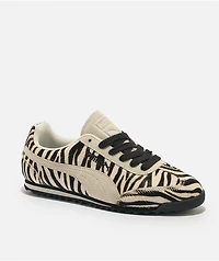 PUMA Women's Arizona Zebra White & Black Shoes