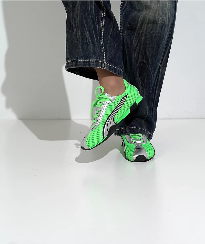PUMA Women's H-Street OG Fizzy Green & Silver Shoes