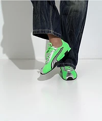 PUMA Women's H-Street OG Fizzy Green & Silver Shoes